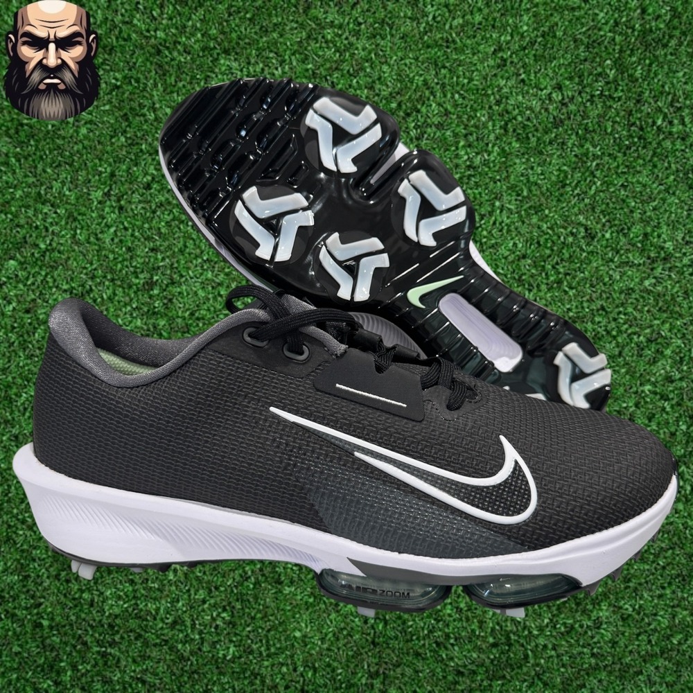 Nike Infinity Tour 2 Black White Golf Shoes FD0218-002 Men's Size 11.5 Wide